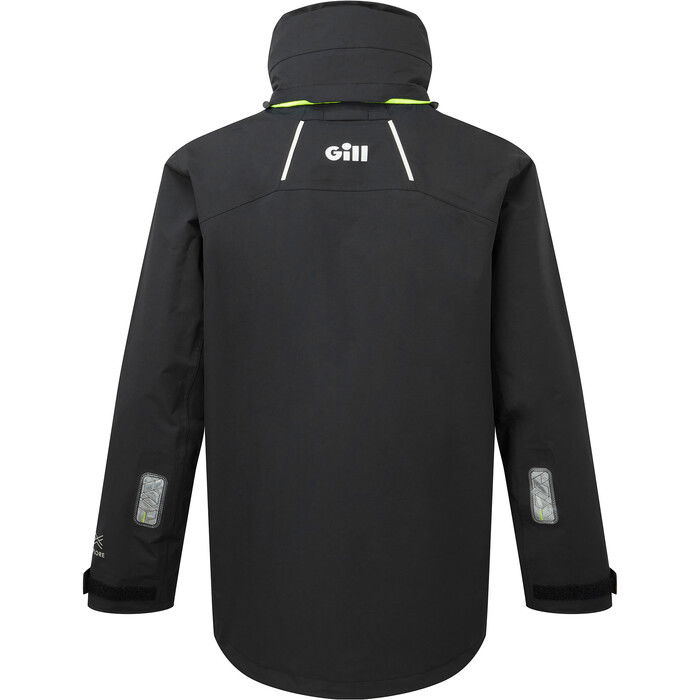 2024 Gill Mens OS3 Coastal Sailing Jacket OS33J - Black